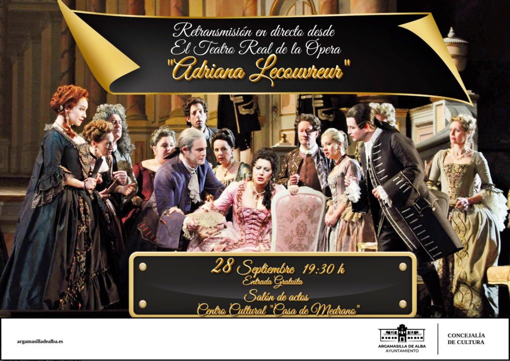 RETRANSMISIÓN EN DIRECTO DE LA ÓPERA “ADRIANA LECOUVREUR” TEATRO REAL MADRID